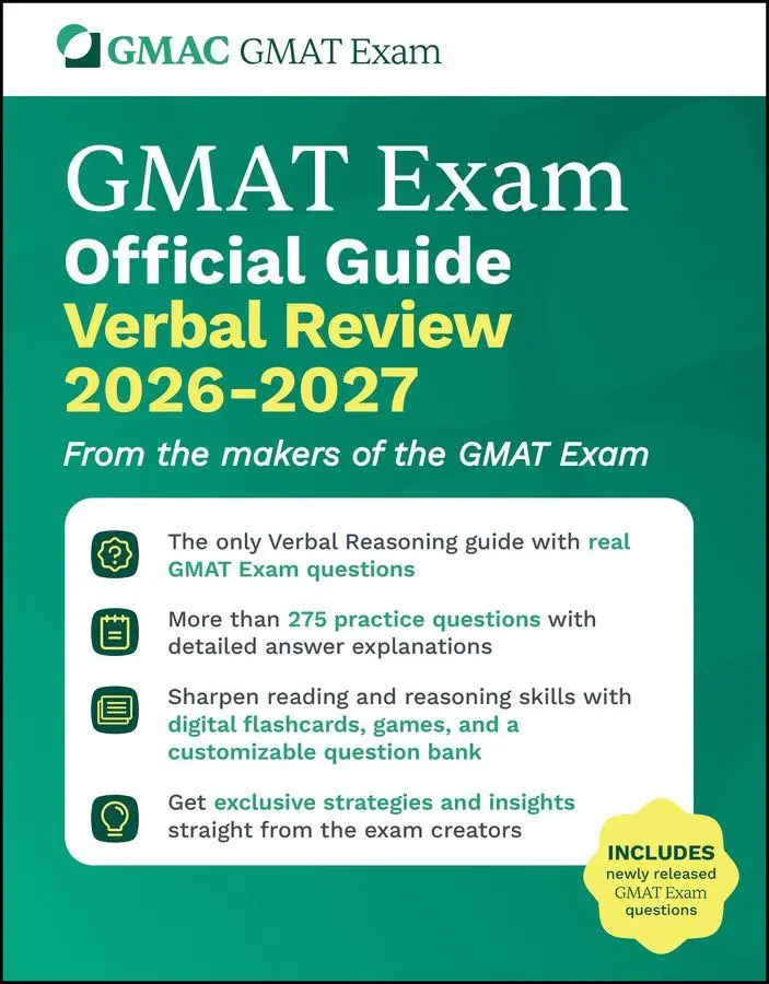 Cover: 9781394412679 | GMAT Official Guide Verbal Review 2026 - 2027 | . | Taschenbuch | 2026