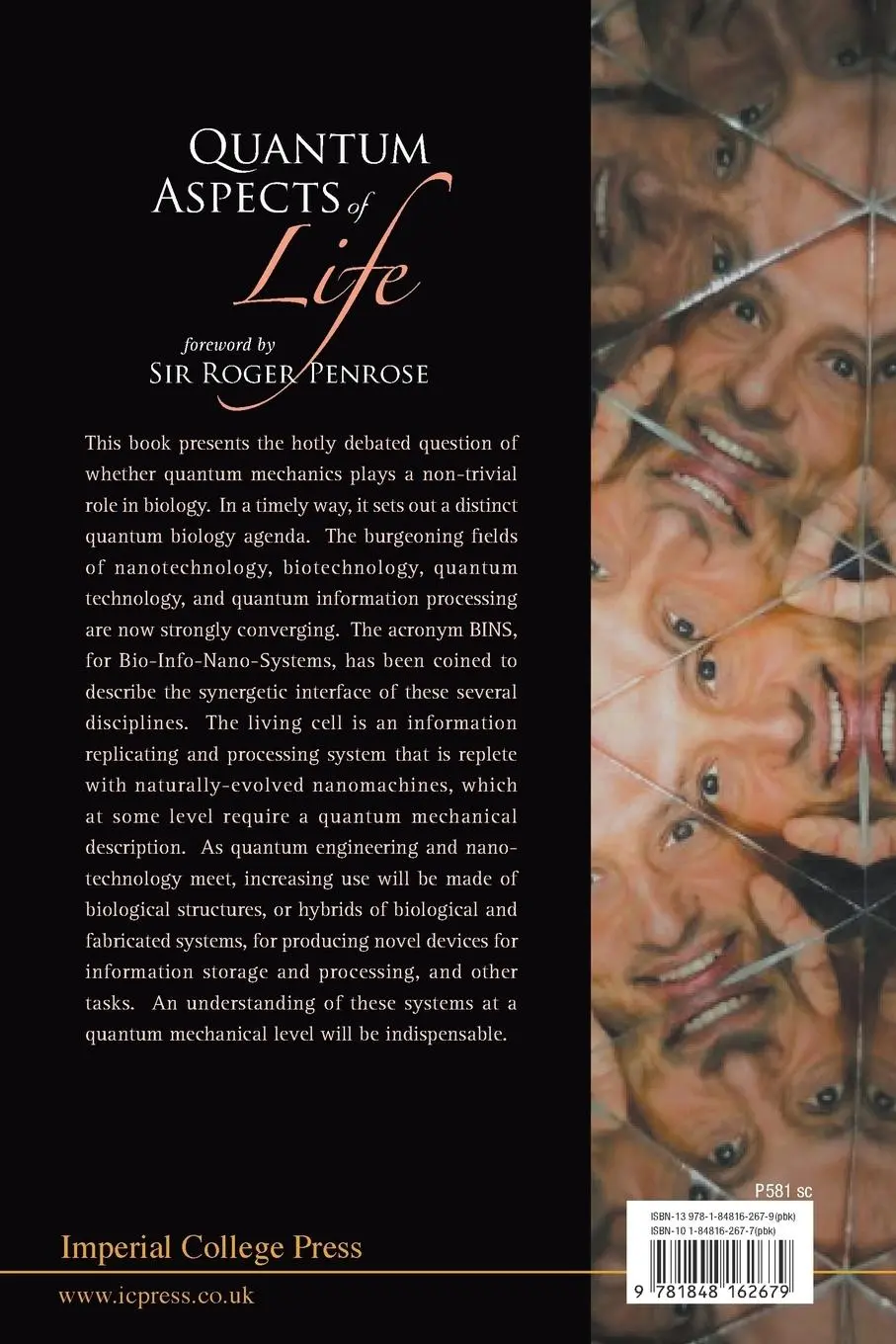 Rückseite: 9781848162679 | QUANTUM ASPECTS OF LIFE | Paul C W Davies Et Al Derek Abbot | Buch