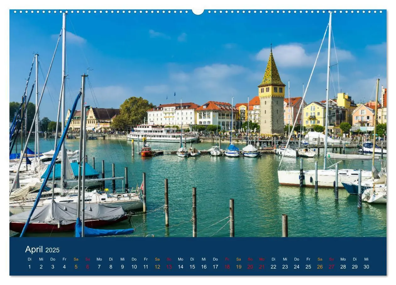 Bild: 9783435412679 | Ansichten vom Bodensee (Wandkalender 2025 DIN A2 quer), CALVENDO...