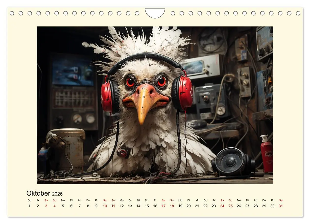 Bild: 9783457362679 | Verrückte Hühner (Wandkalender 2026 DIN A4 quer), CALVENDO...