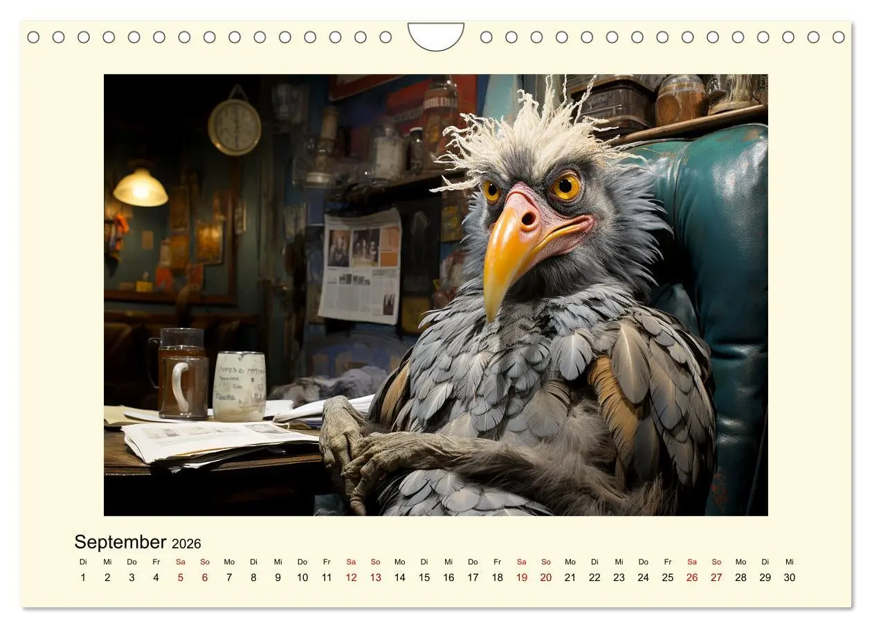 Bild: 9783457362679 | Verrückte Hühner (Wandkalender 2026 DIN A4 quer), CALVENDO...