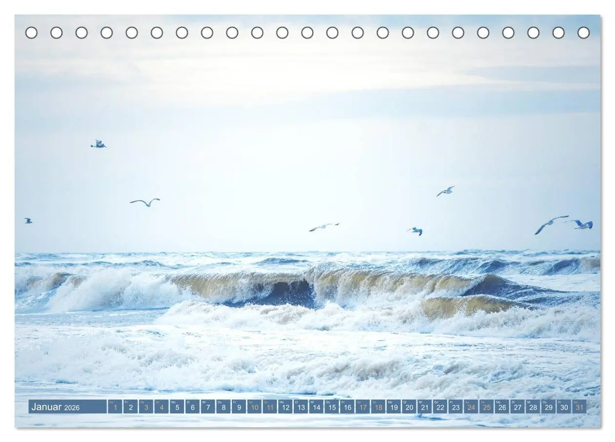 Bild: 9783457812679 | Jutland - Dänemarks Nordseeküste (Tischkalender 2026 DIN A5 quer),...