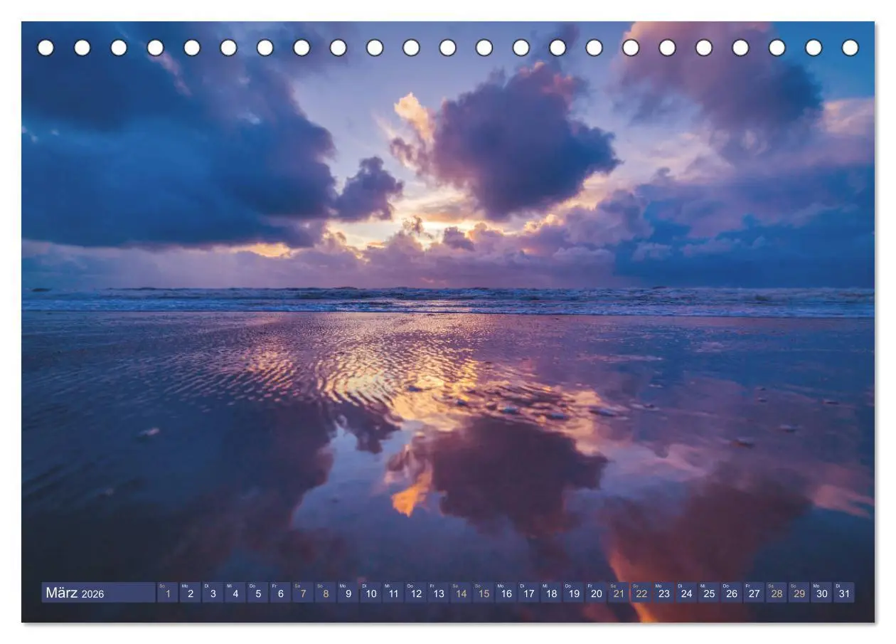 Bild: 9783457812679 | Jutland - Dänemarks Nordseeküste (Tischkalender 2026 DIN A5 quer),...