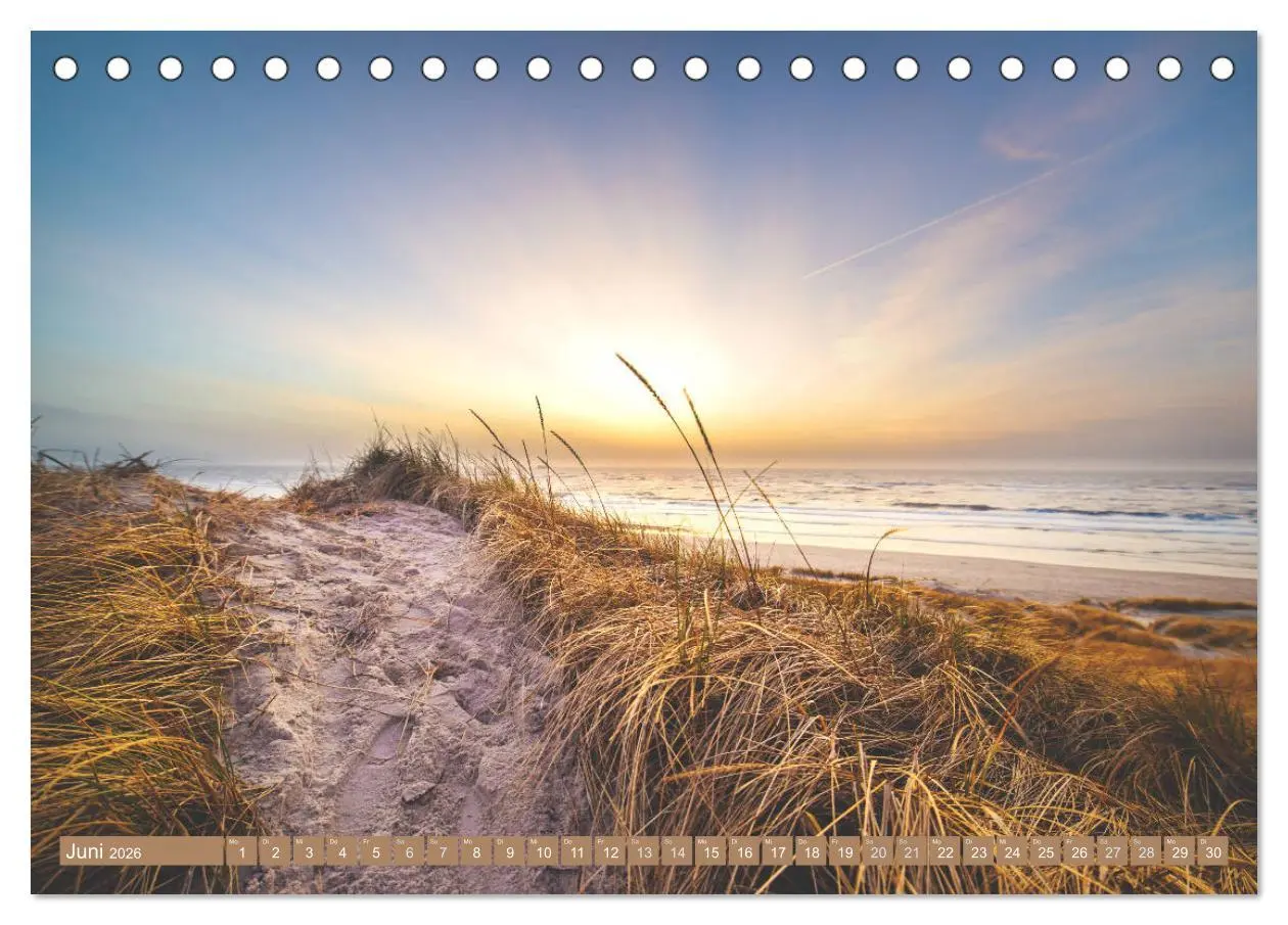 Bild: 9783457812679 | Jutland - Dänemarks Nordseeküste (Tischkalender 2026 DIN A5 quer),...
