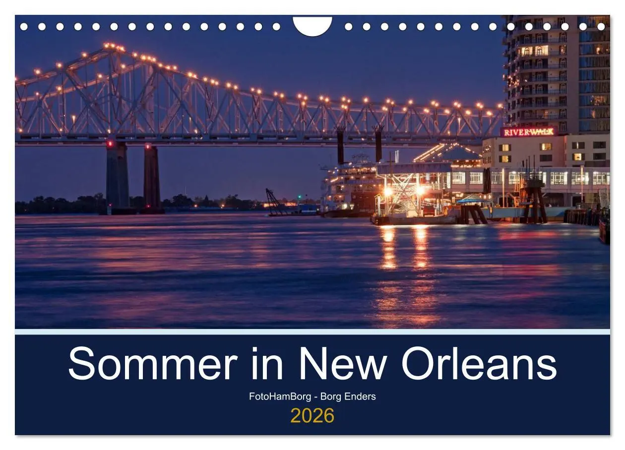 Cover: 9783516142679 | Sommer in New Orleans (Wandkalender 2026 DIN A4 quer), CALVENDO...
