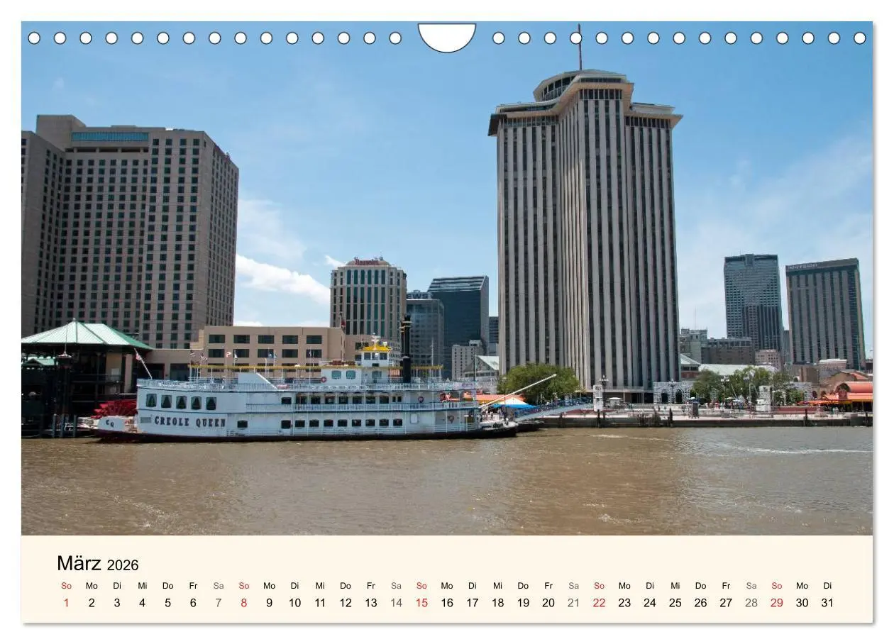 Bild: 9783516142679 | Sommer in New Orleans (Wandkalender 2026 DIN A4 quer), CALVENDO...
