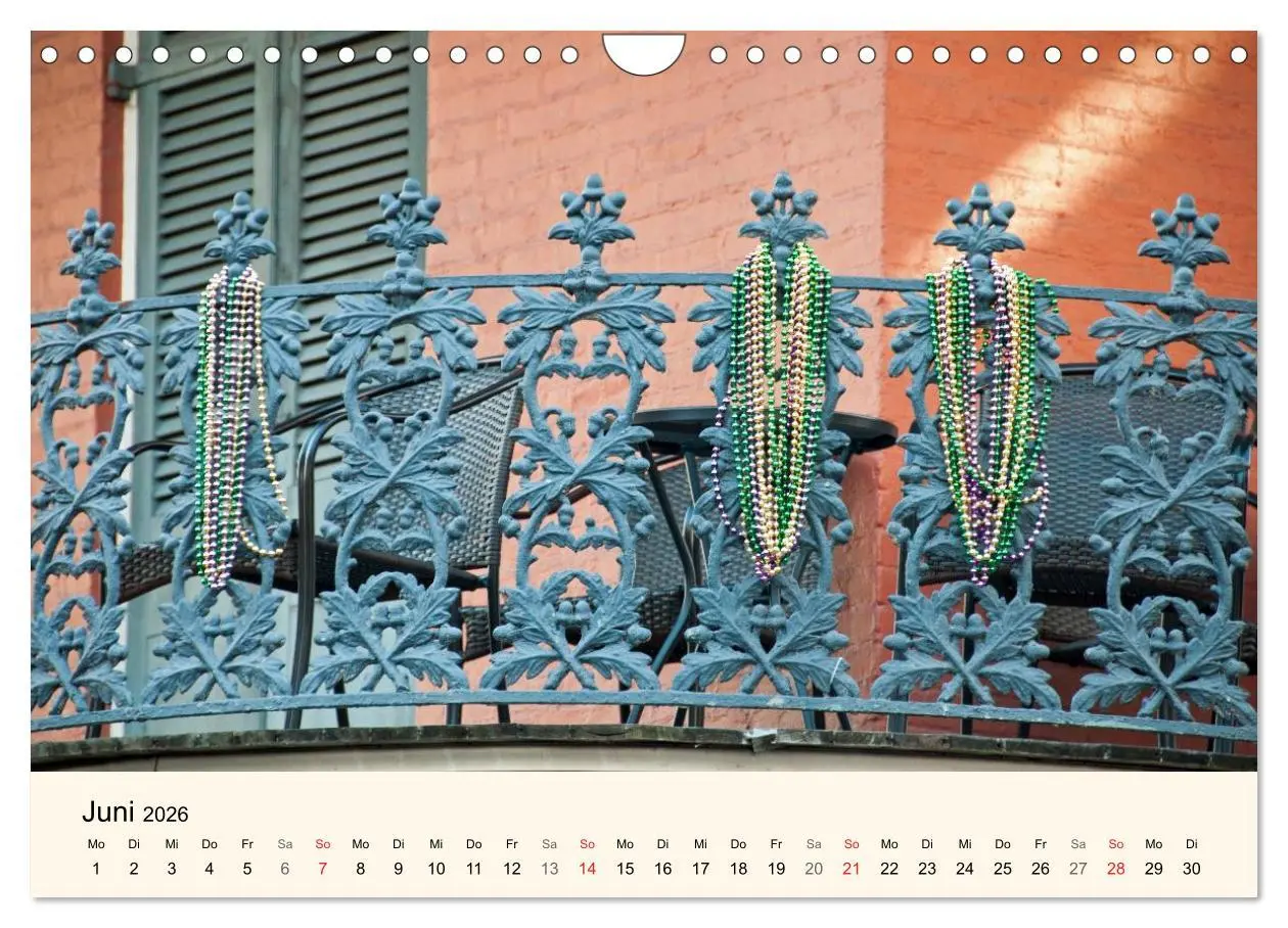 Bild: 9783516142679 | Sommer in New Orleans (Wandkalender 2026 DIN A4 quer), CALVENDO...