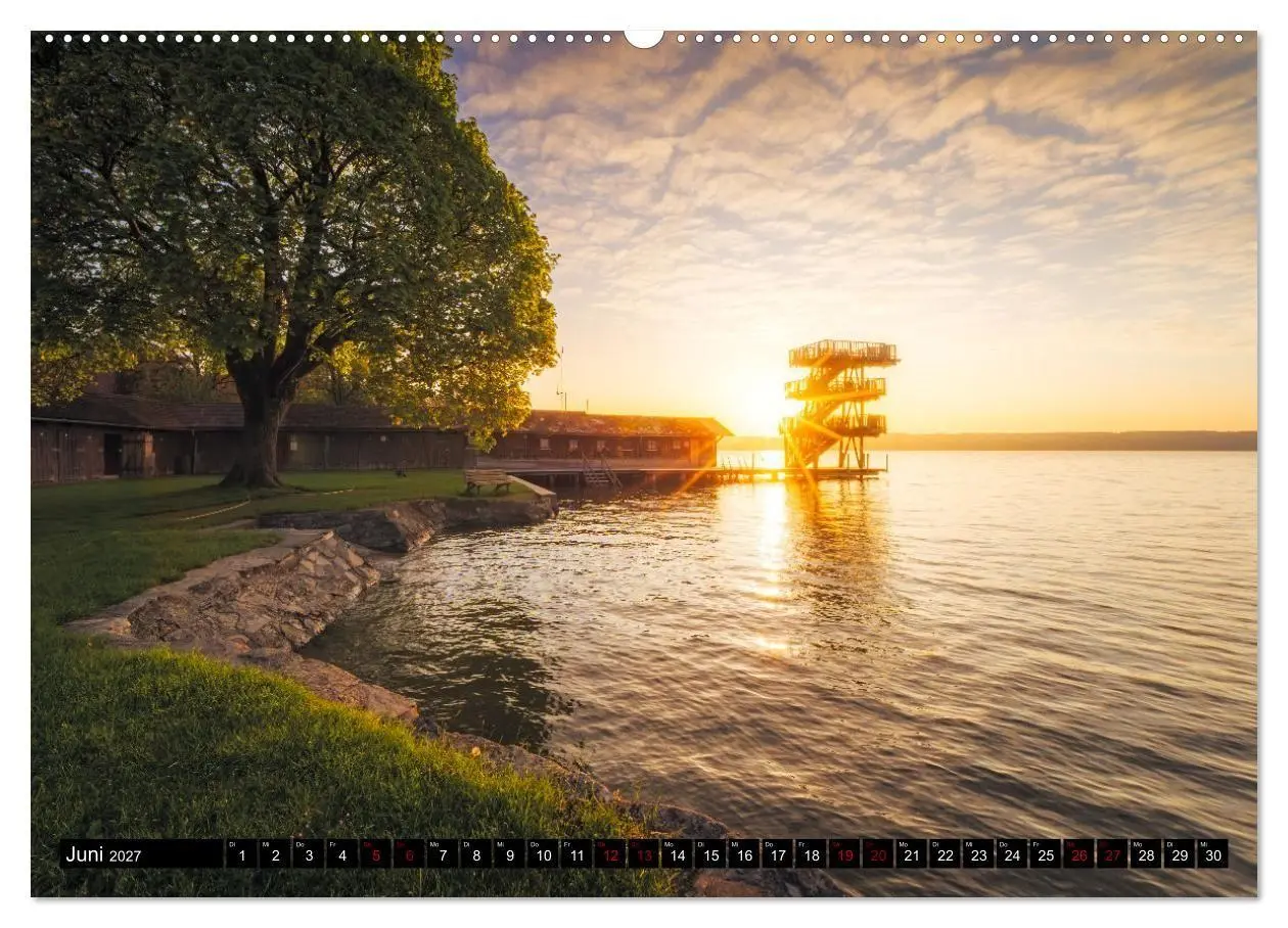 Bild: 9783569472679 | Lichtbilder vom Ammersee (hochwertiger Premium Wandkalender 2027...