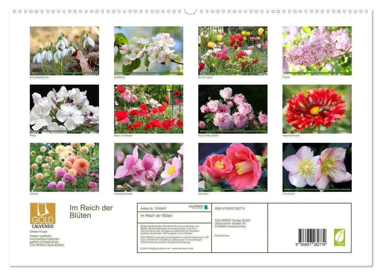Bild: 9783457282779 | Im Reich der Blüten (hochwertiger Premium Wandkalender 2026 DIN A2...