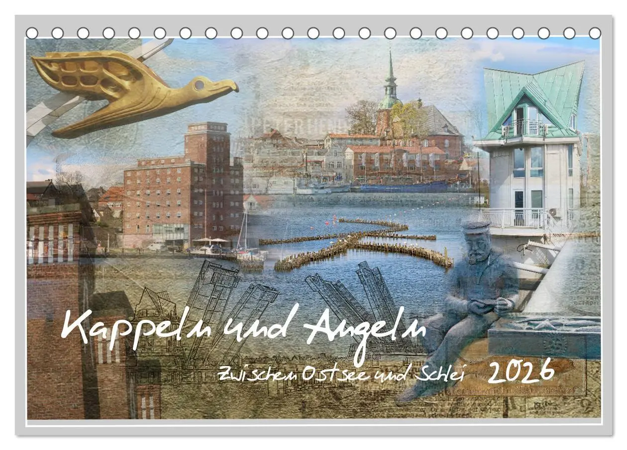 Cover: 9783457732779 | Kappeln und Angeln - Zwischen Ostsee und Schlei (Tischkalender 2026...