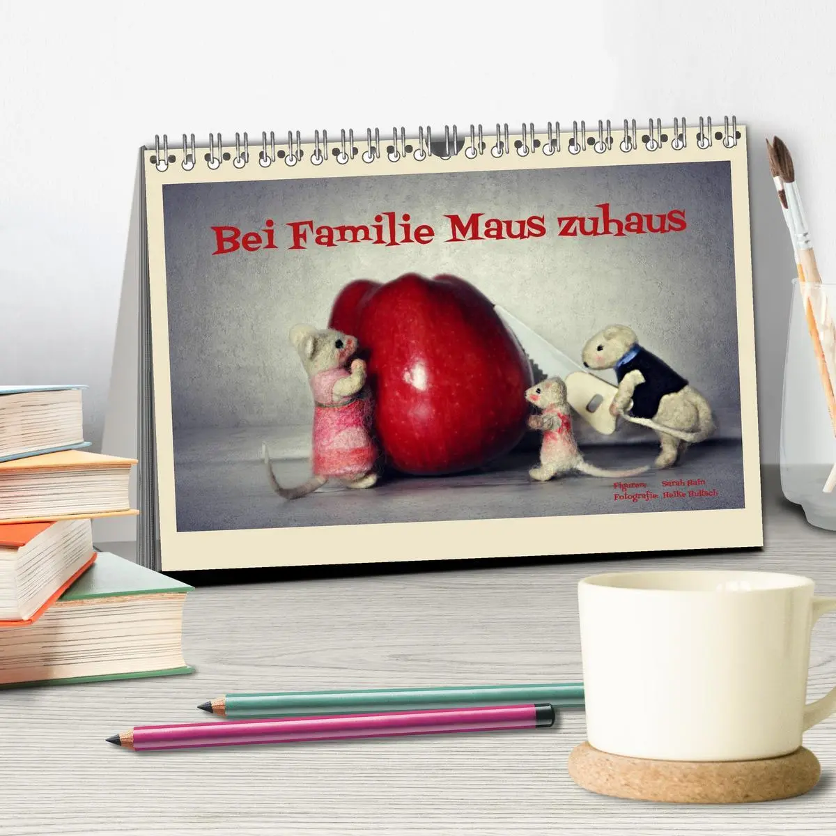 Bild: 9783516062779 | Bei Familie Maus zuhaus (Tischkalender 2026 DIN A5 quer), CALVENDO...