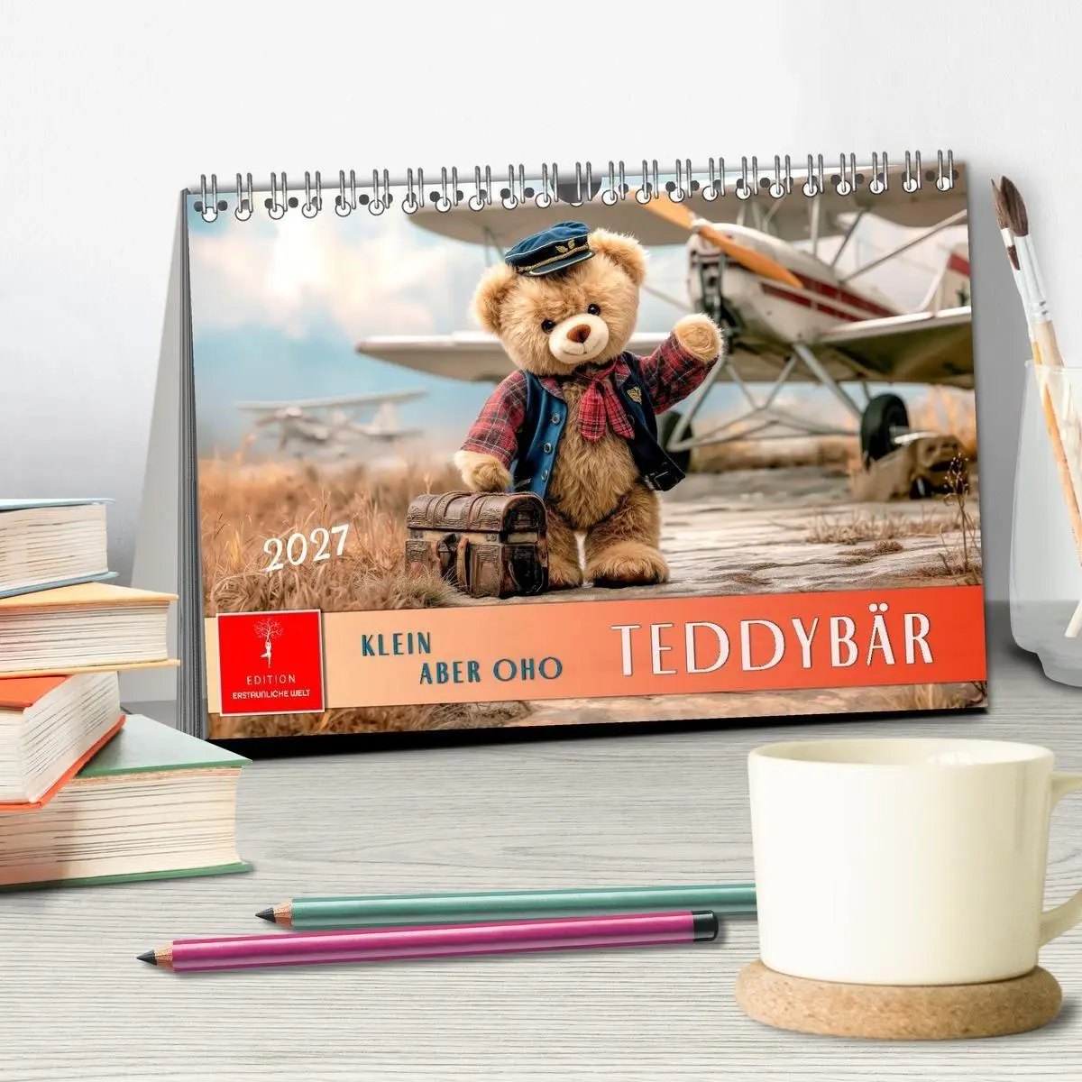 Bild: 9783516752779 | Teddybär - klein aber oho (Tischkalender 2027 DIN A5 quer),...