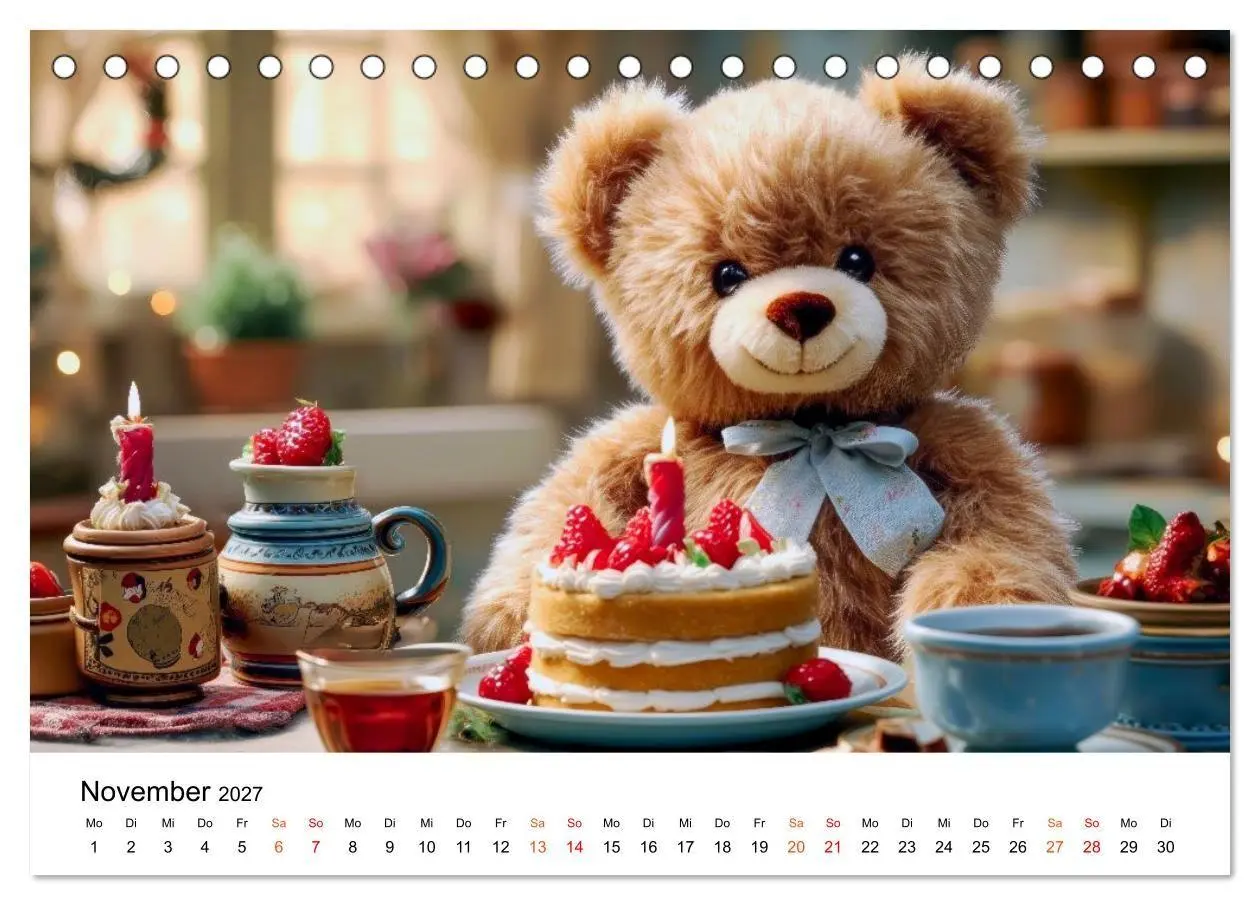 Bild: 9783516752779 | Teddybär - klein aber oho (Tischkalender 2027 DIN A5 quer),...