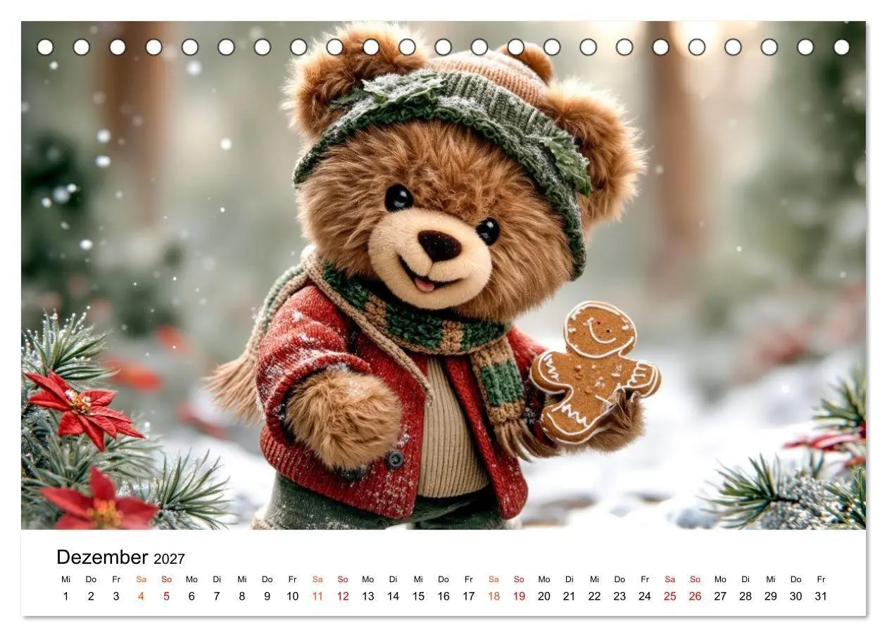Bild: 9783516752779 | Teddybär - klein aber oho (Tischkalender 2027 DIN A5 quer),...
