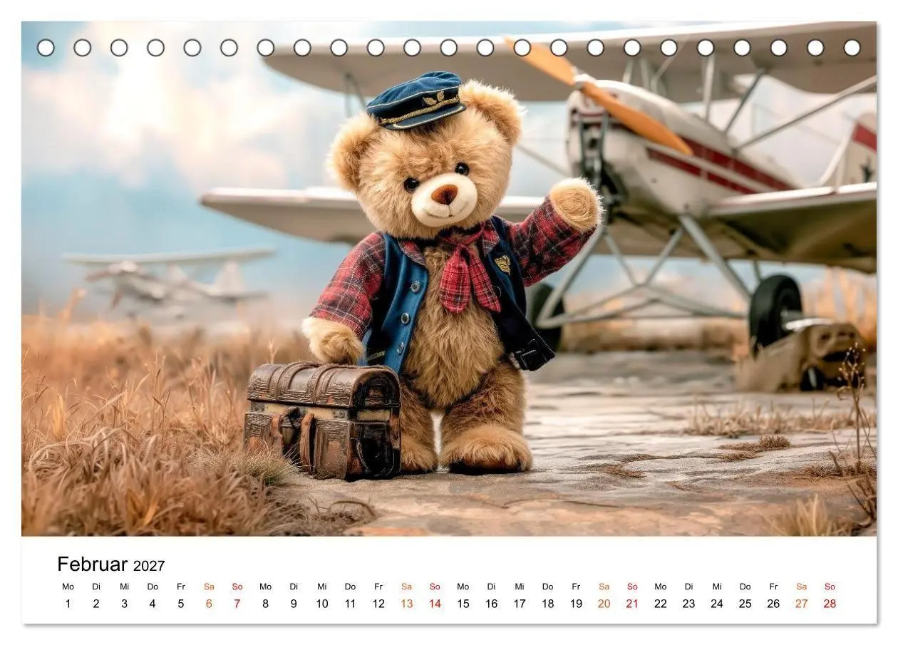 Bild: 9783516752779 | Teddybär - klein aber oho (Tischkalender 2027 DIN A5 quer),...