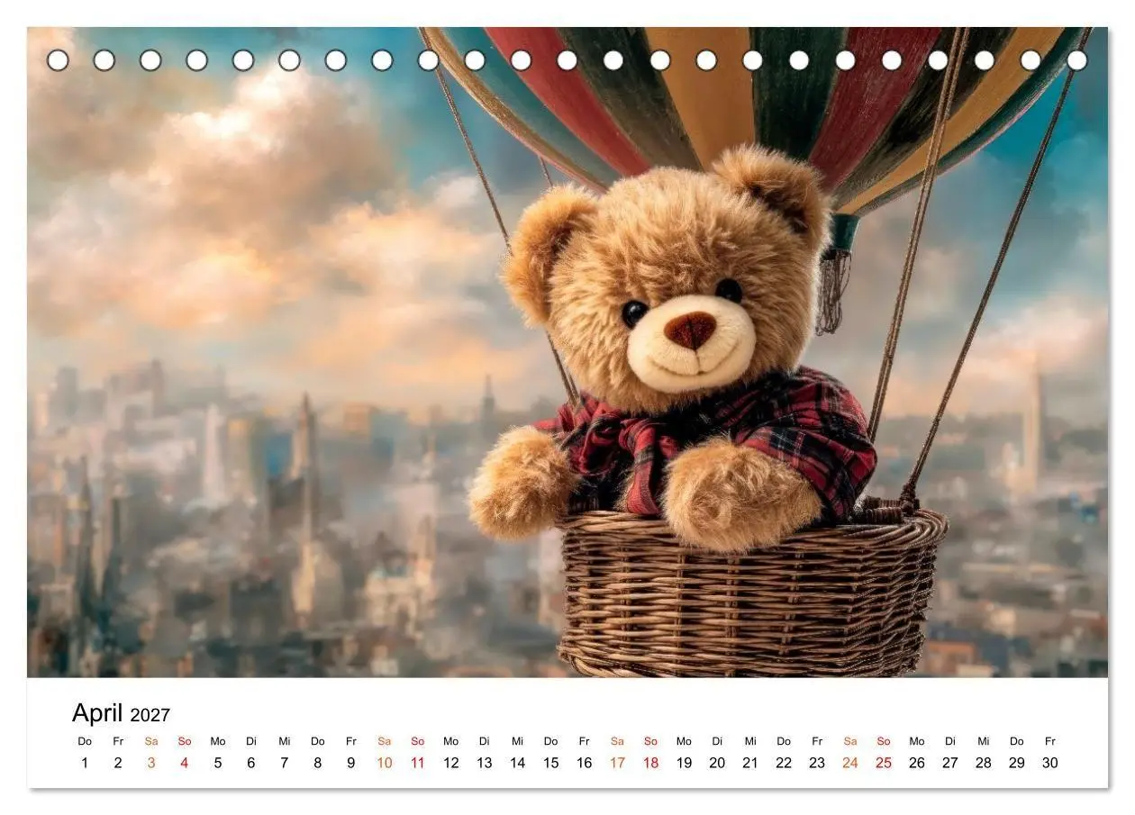 Bild: 9783516752779 | Teddybär - klein aber oho (Tischkalender 2027 DIN A5 quer),...