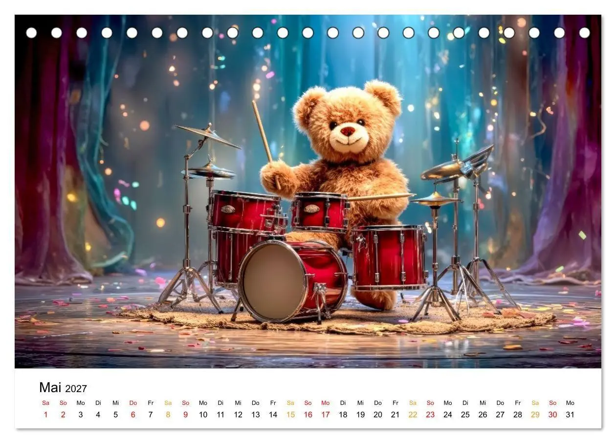 Bild: 9783516752779 | Teddybär - klein aber oho (Tischkalender 2027 DIN A5 quer),...