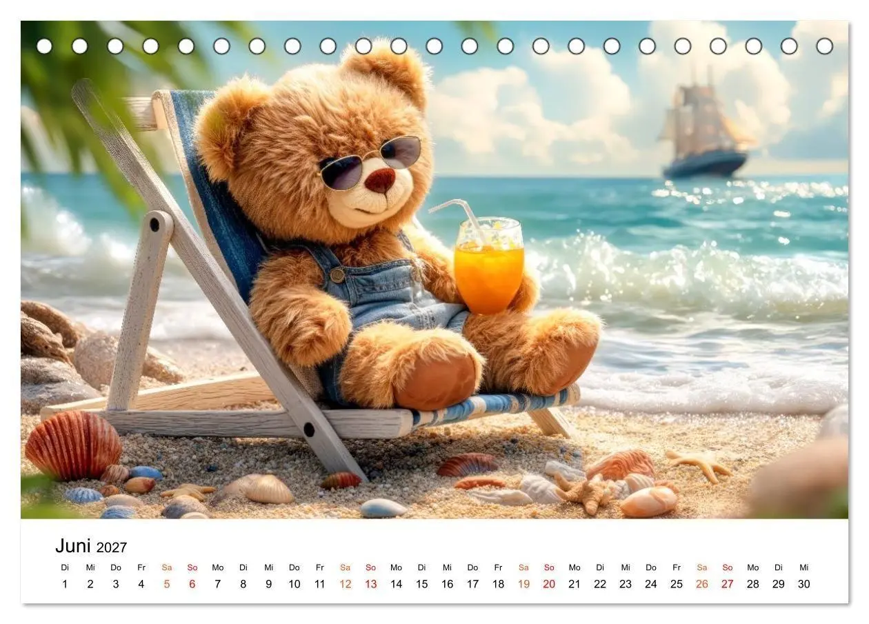 Bild: 9783516752779 | Teddybär - klein aber oho (Tischkalender 2027 DIN A5 quer),...