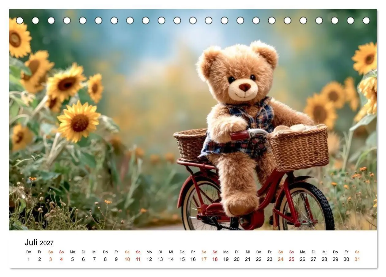 Bild: 9783516752779 | Teddybär - klein aber oho (Tischkalender 2027 DIN A5 quer),...