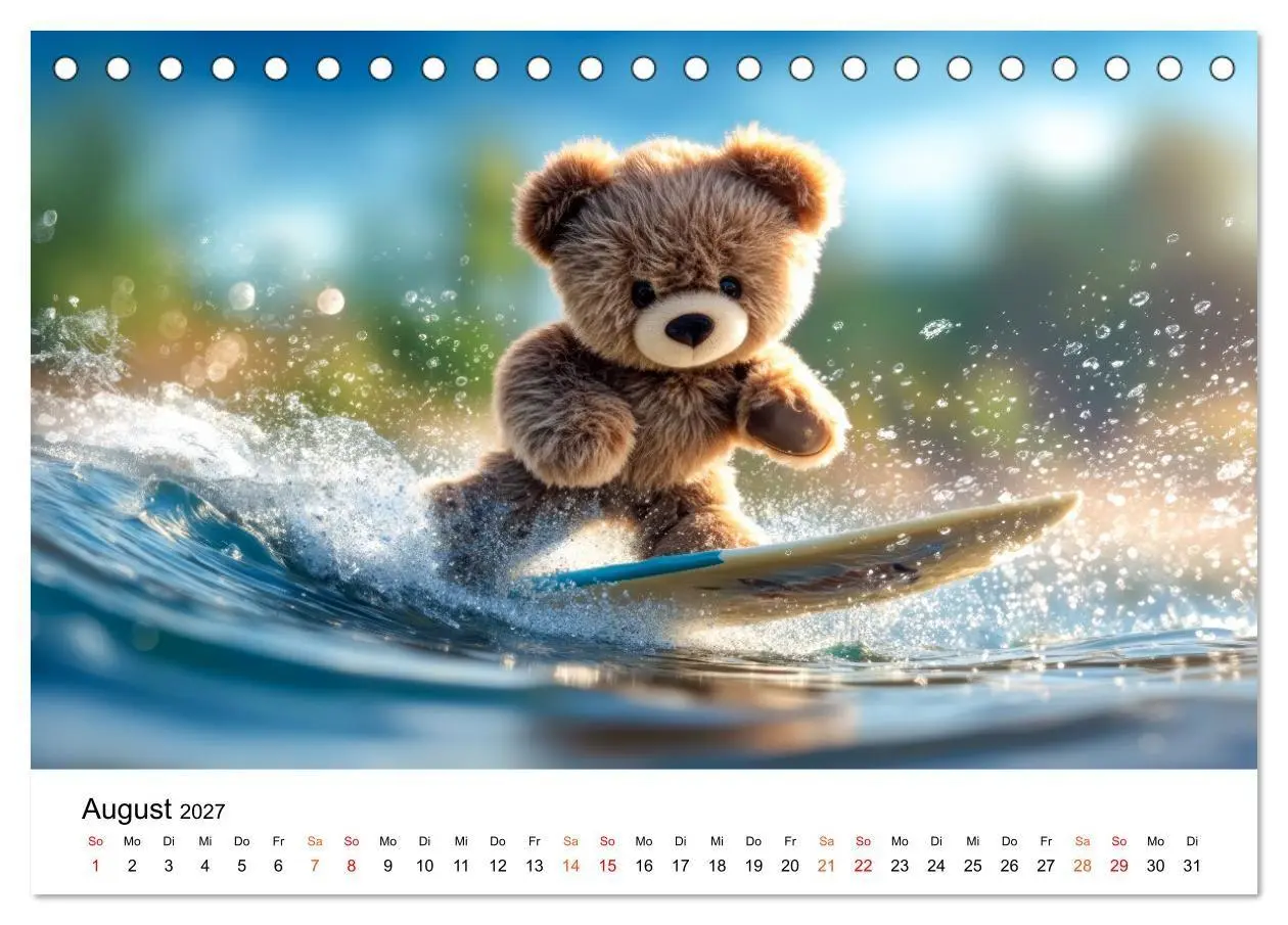 Bild: 9783516752779 | Teddybär - klein aber oho (Tischkalender 2027 DIN A5 quer),...