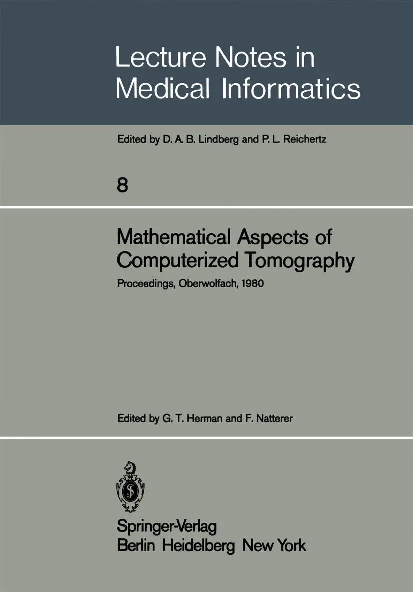 Cover: 9783540102779 | Mathematical Aspects of Computerized Tomography | G. T. Herman (u. a.)
