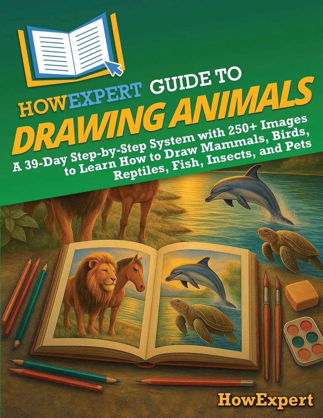 Cover: 9798895732779 | HowExpert Guide to Drawing Animals | Howexpert | Taschenbuch | 2025