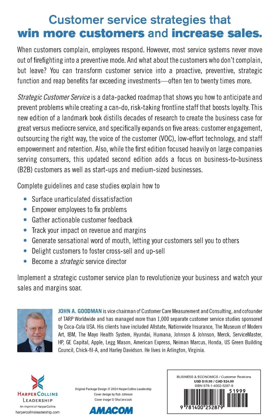Rückseite: 9781400252879 | Strategic Customer Service | John Goodman | Taschenbuch | Englisch