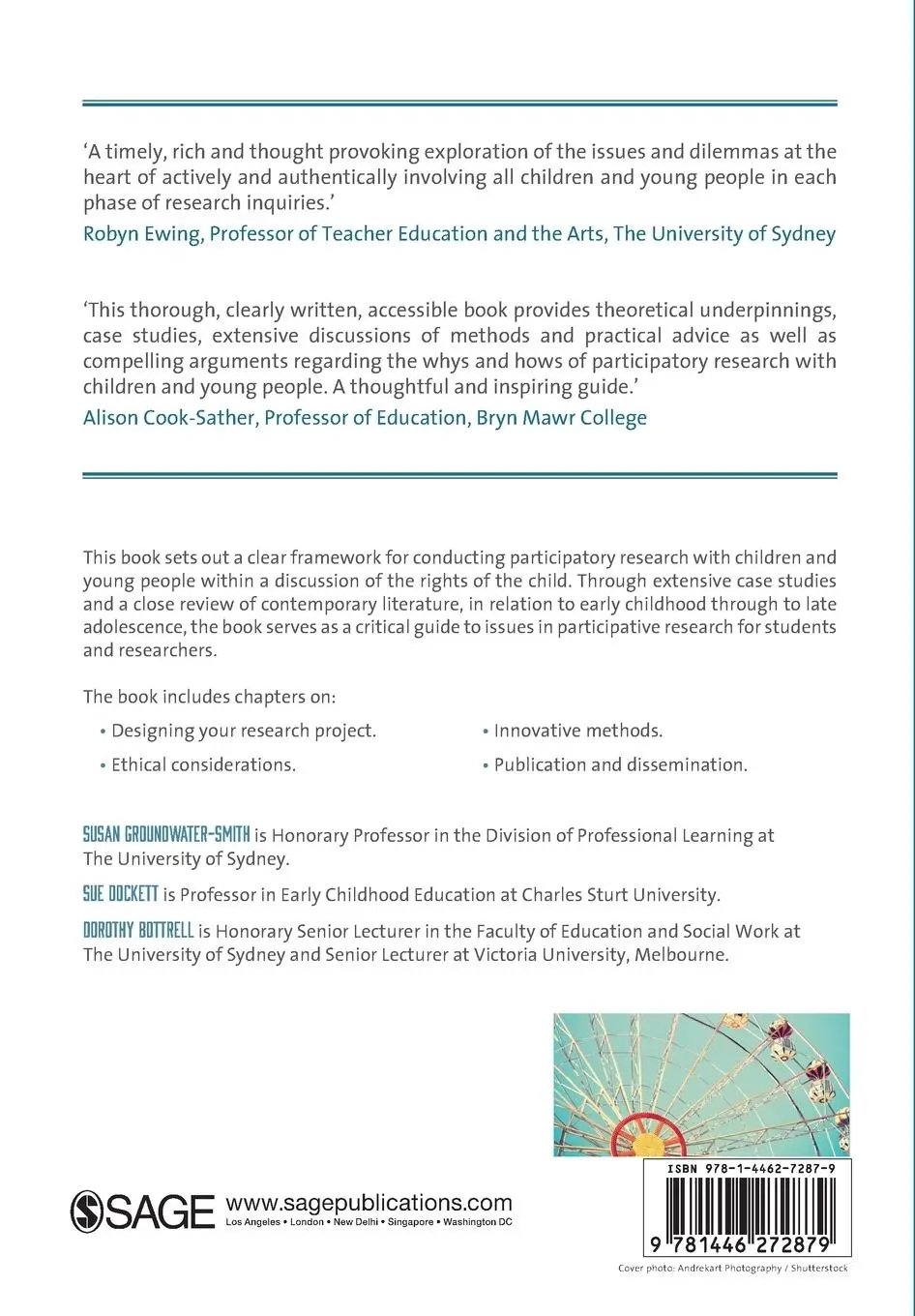 Rückseite: 9781446272879 | Participatory Research with Children and Young People | Taschenbuch