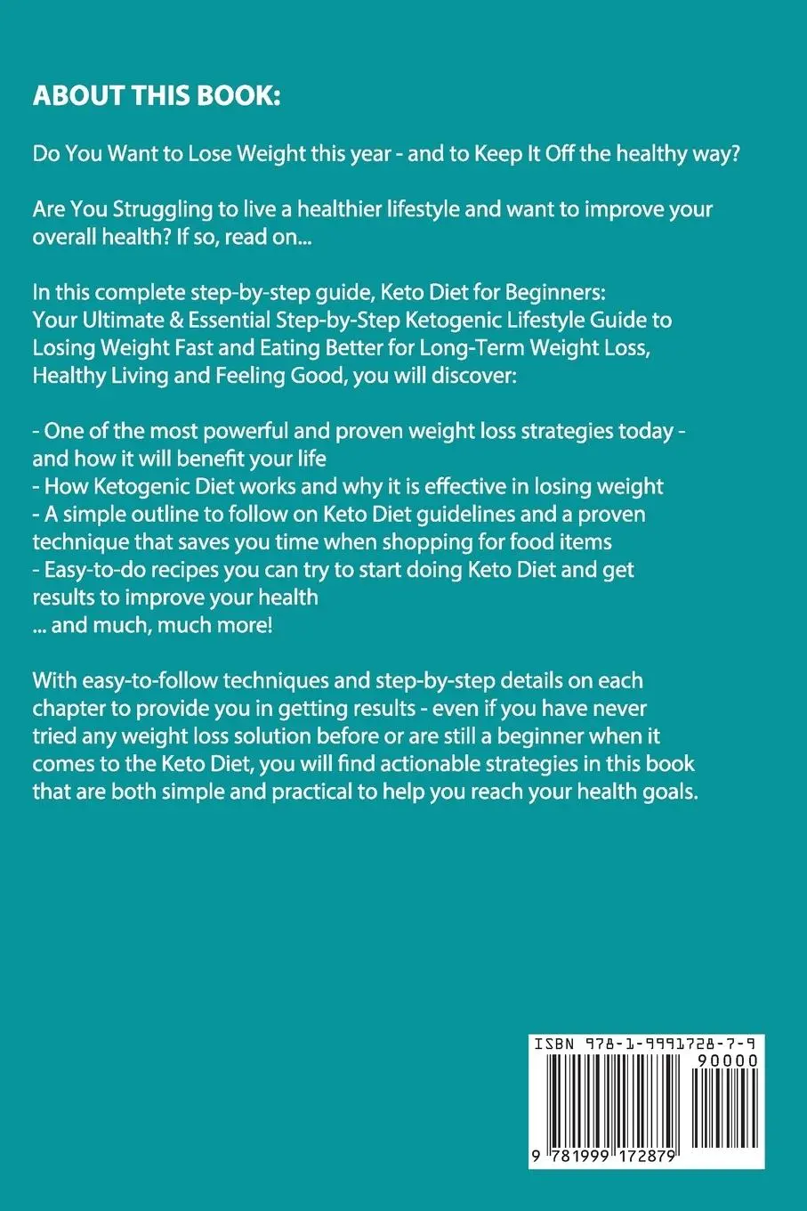 Rückseite: 9781999172879 | Keto Diet for Beginners | Amy Maria Adams | Taschenbuch | Englisch