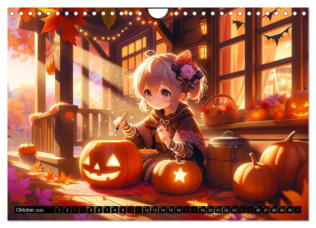 Bild: 9783457342879 | Anime Seasons: Ein Kalender voller lebendiger Manga-Szenen...