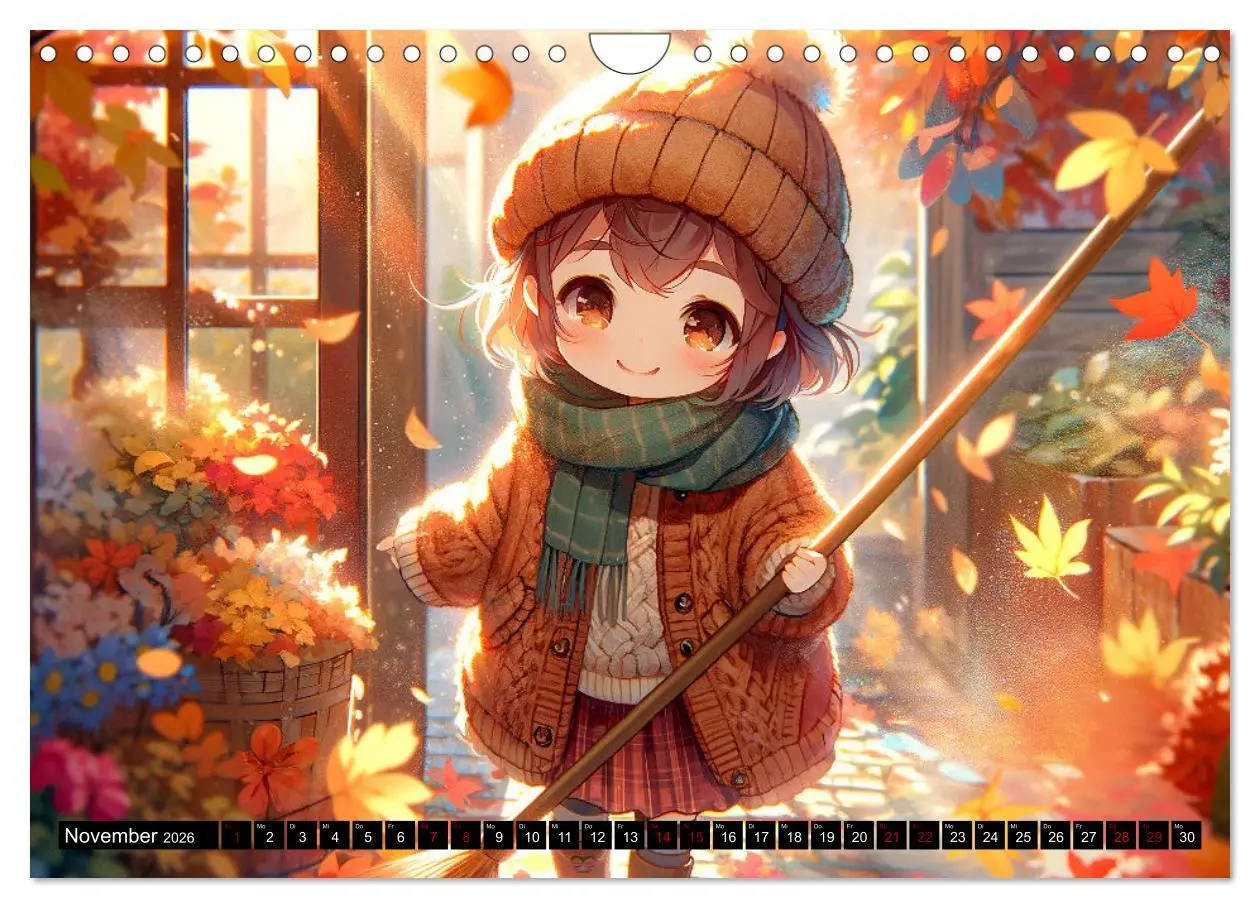 Bild: 9783457342879 | Anime Seasons: Ein Kalender voller lebendiger Manga-Szenen...