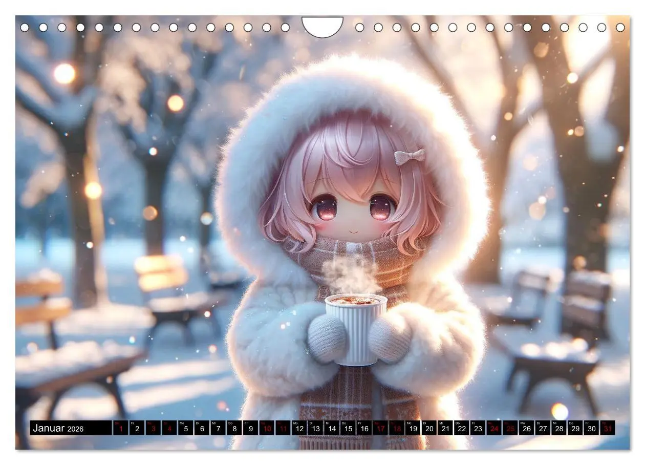 Bild: 9783457342879 | Anime Seasons: Ein Kalender voller lebendiger Manga-Szenen...