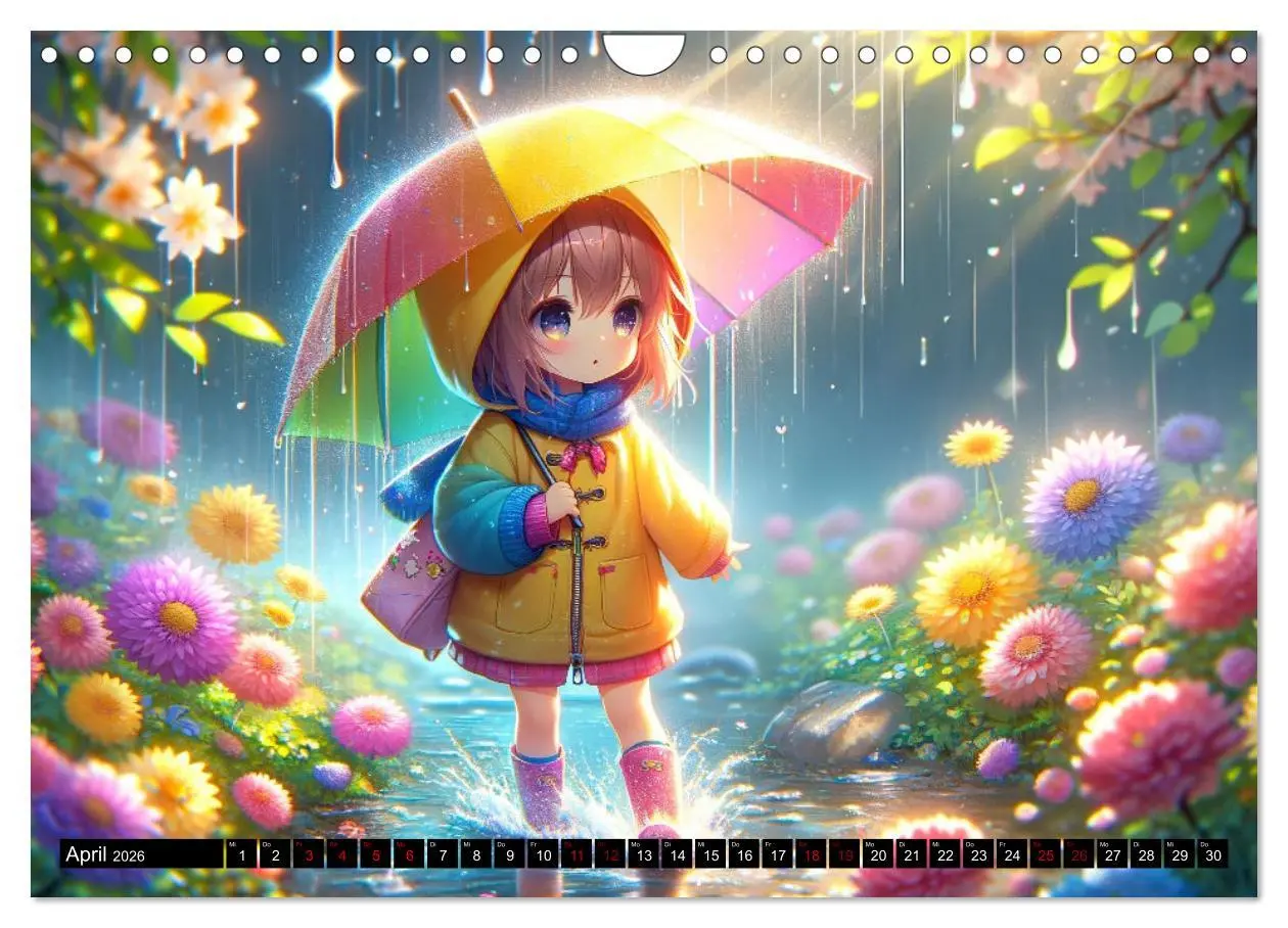 Bild: 9783457342879 | Anime Seasons: Ein Kalender voller lebendiger Manga-Szenen...