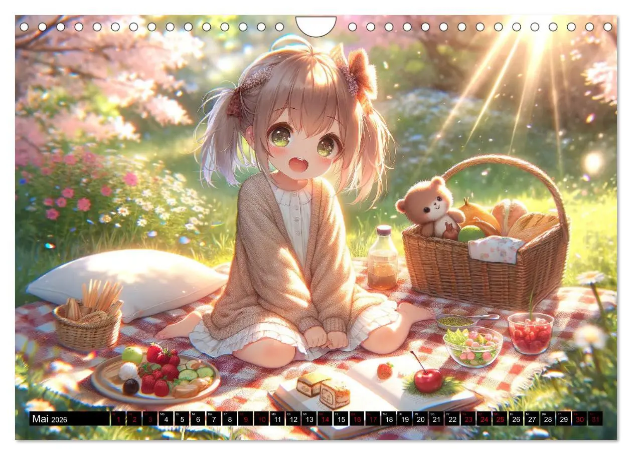Bild: 9783457342879 | Anime Seasons: Ein Kalender voller lebendiger Manga-Szenen...
