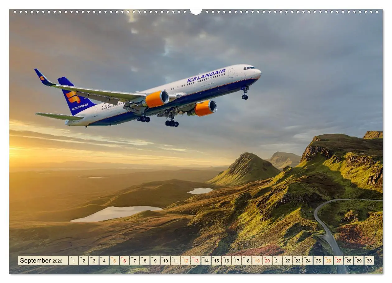 Bild: 9783457582879 | Flugzeuge - ab in den Urlaub (Wandkalender 2026 DIN A2 quer),...