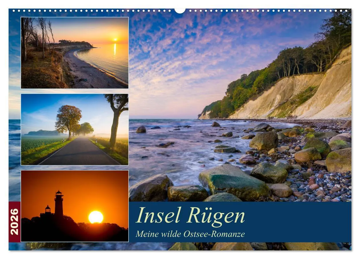 Cover: 9783457722879 | Insel Rügen - Meine wilde Ostsee-Romanze (Wandkalender 2026 DIN A2...