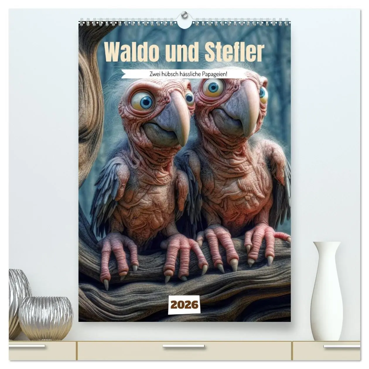Cover: 9783516292879 | Waldo und Stefler (hochwertiger Premium Wandkalender 2026 DIN A2...