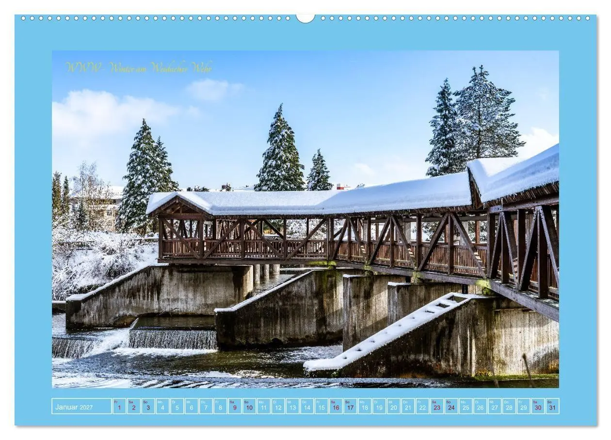 Bild: 9783569072879 | Flößerstadt Wolfratshausen (hochwertiger Premium Wandkalender 2027...