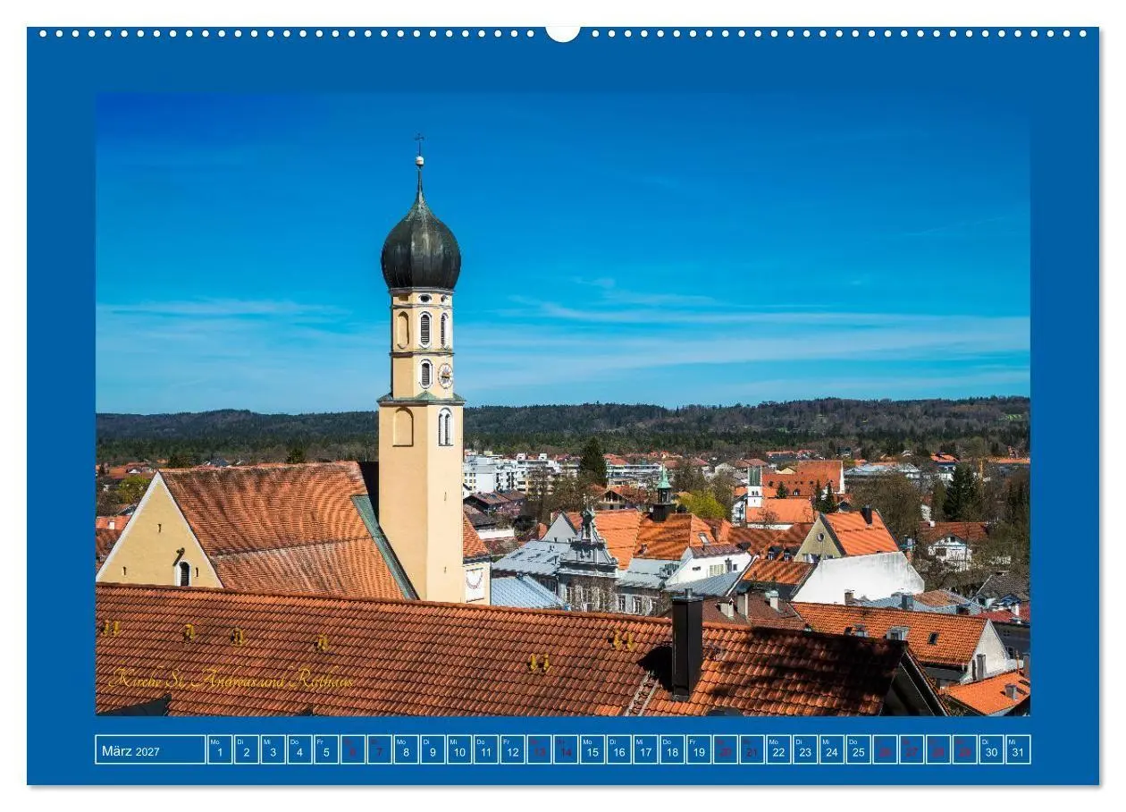 Bild: 9783569072879 | Flößerstadt Wolfratshausen (hochwertiger Premium Wandkalender 2027...