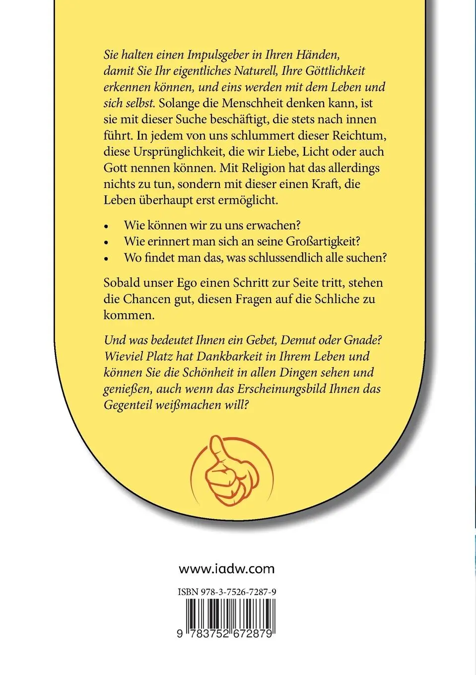Rückseite: 9783752672879 | Zur Göttlichkeit erwachen | Eins mit dem Leben - eins mit Gott | Buch