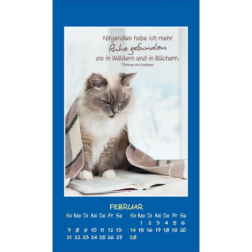 Bild: 9783754892879 | Mini Katzen-Tatzen 2027 | Aufkleber-Kalender | Kalender | 14 S. | 2027
