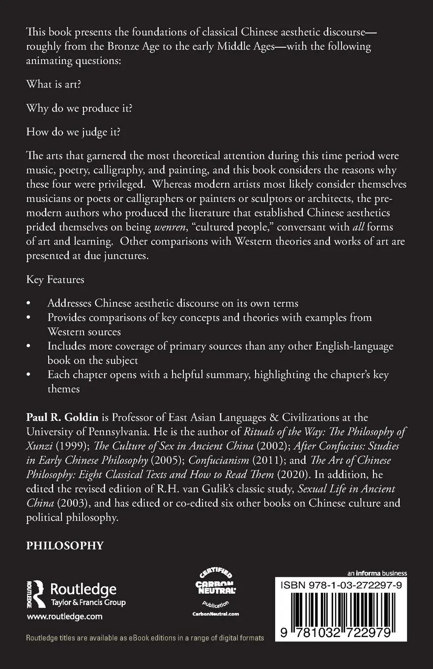 Rückseite: 9781032722979 | The Worlds of Classical Chinese Aesthetics | Paul R. Goldin | Buch