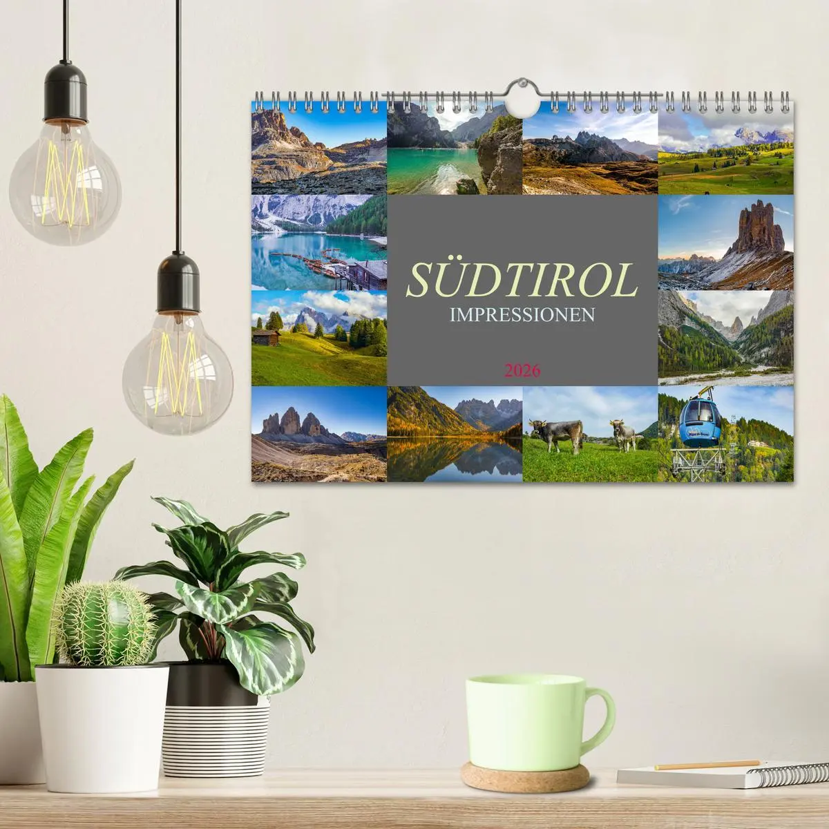 Bild: 9783457262979 | Südtirol Impressionen (Wandkalender 2026 DIN A4 quer), CALVENDO...