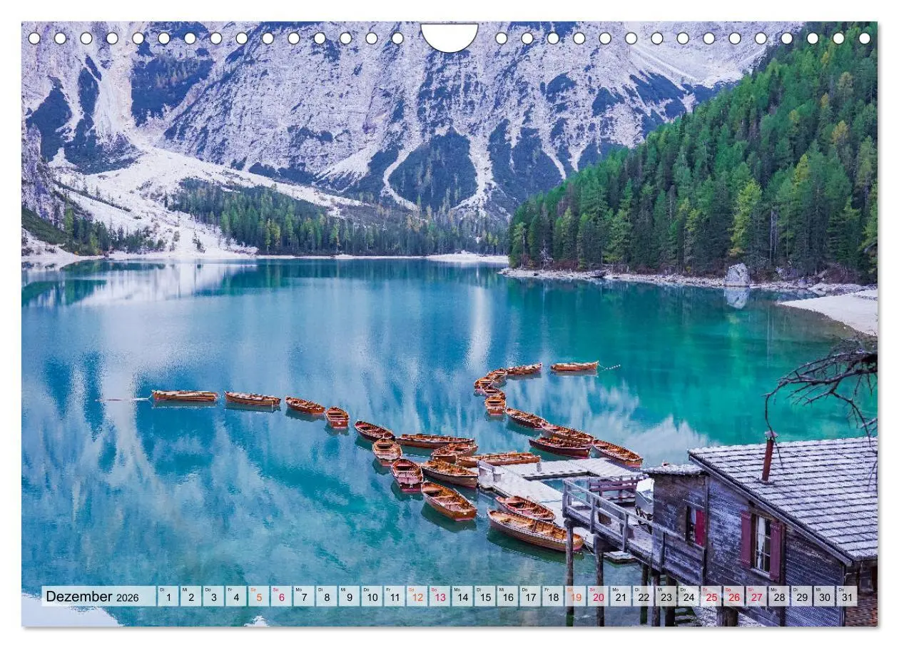 Bild: 9783457262979 | Südtirol Impressionen (Wandkalender 2026 DIN A4 quer), CALVENDO...