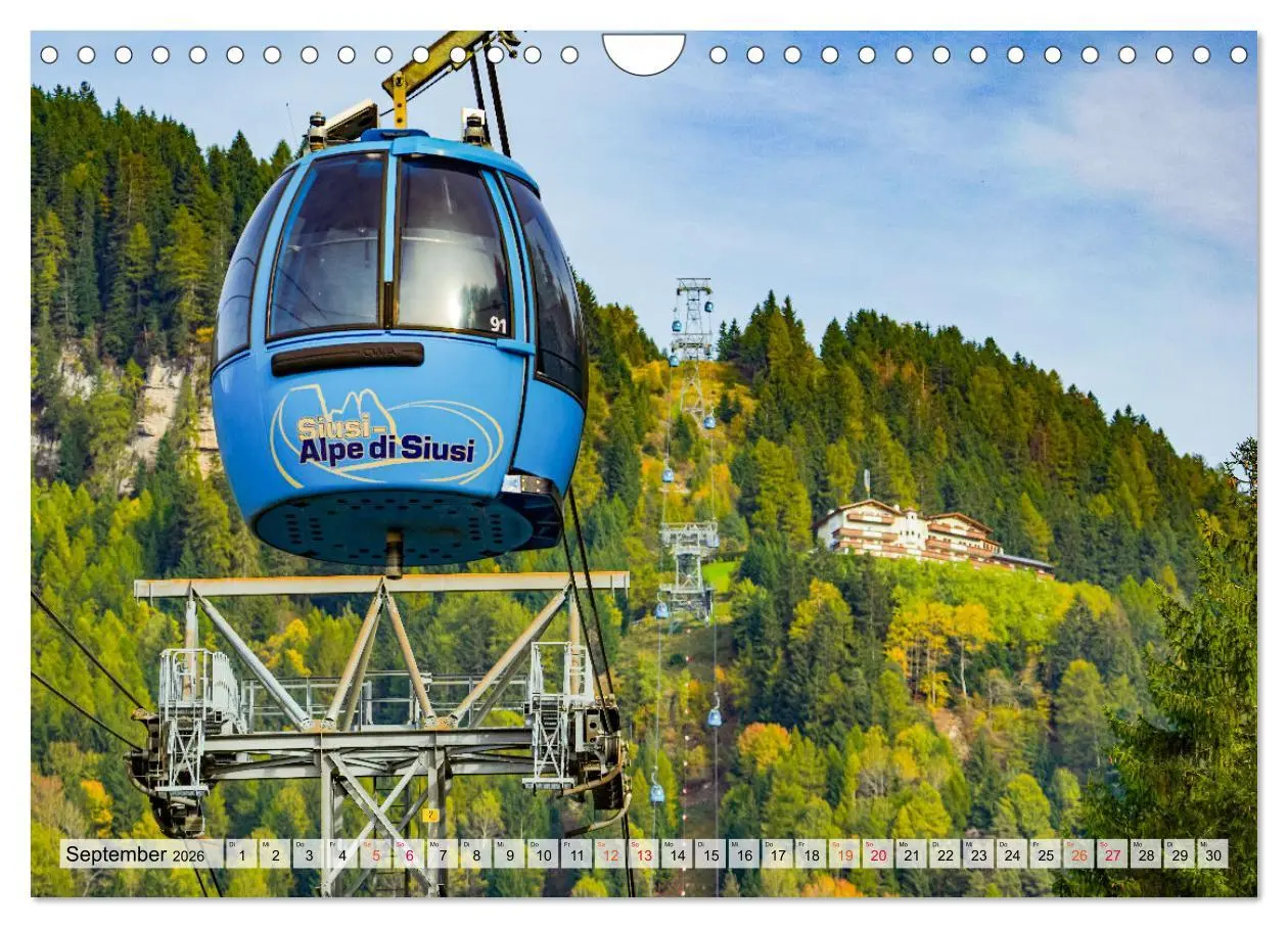 Bild: 9783457262979 | Südtirol Impressionen (Wandkalender 2026 DIN A4 quer), CALVENDO...