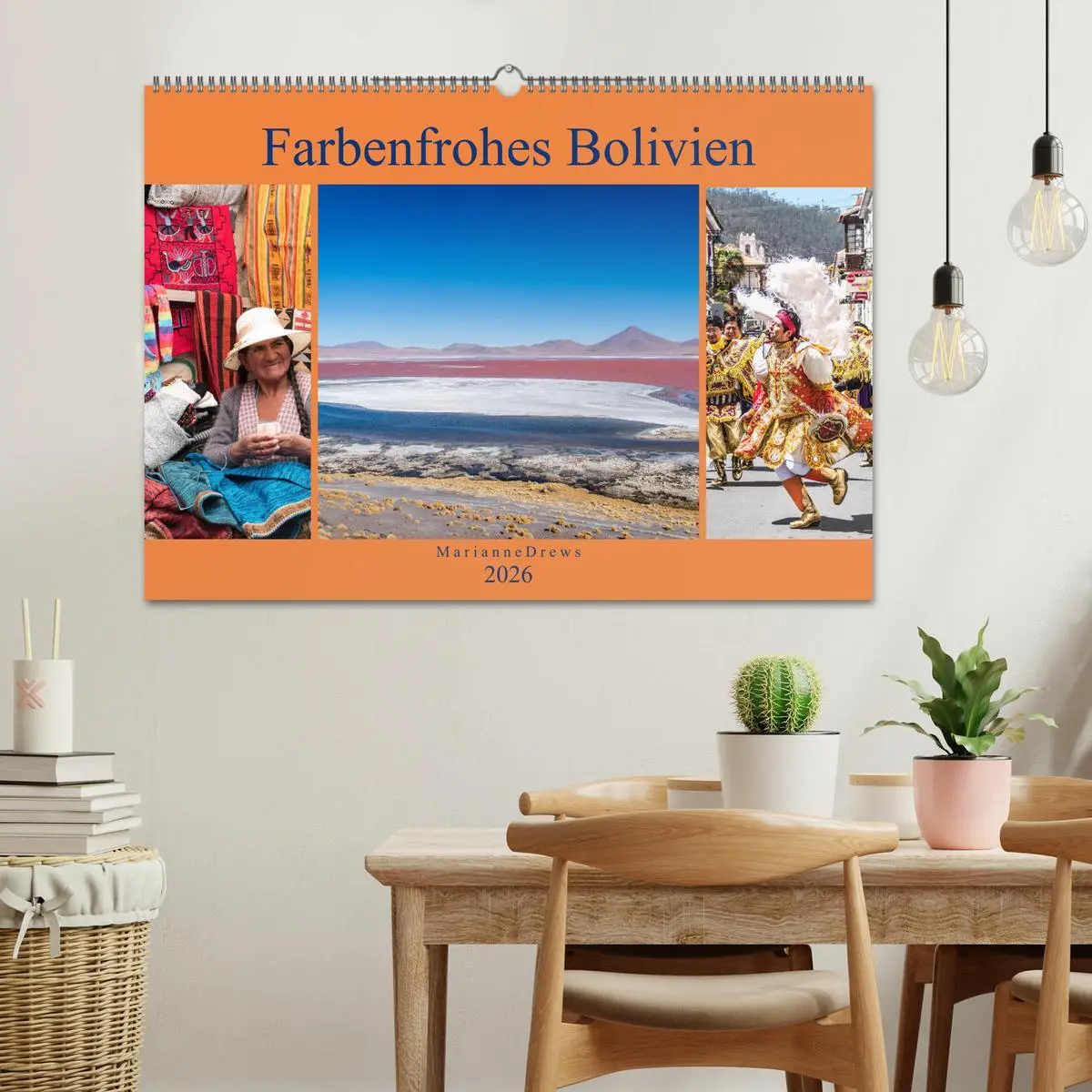 Bild: 9783457882979 | Farbenfrohes Bolivien (Wandkalender 2026 DIN A2 quer), CALVENDO...