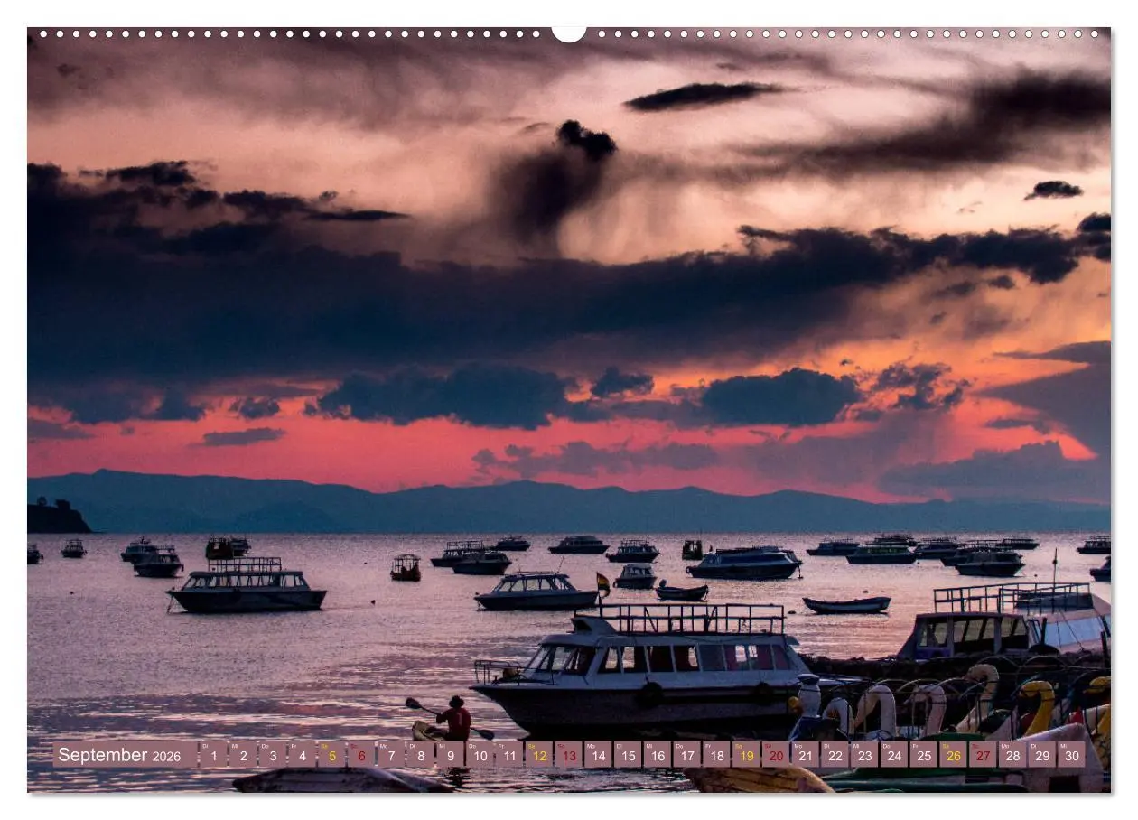 Bild: 9783457882979 | Farbenfrohes Bolivien (Wandkalender 2026 DIN A2 quer), CALVENDO...