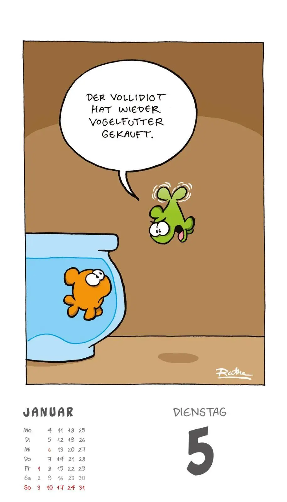 Bild: 9783830322979 | Shit happens Daily! - Tagesabreißkalender 2027 | Ralph Ruthe | 640 S.