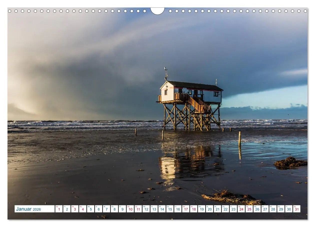 Bild: 9783457843079 | St. Peter-Ording Stranderlebnisse (Wandkalender 2026 DIN A3 quer),...