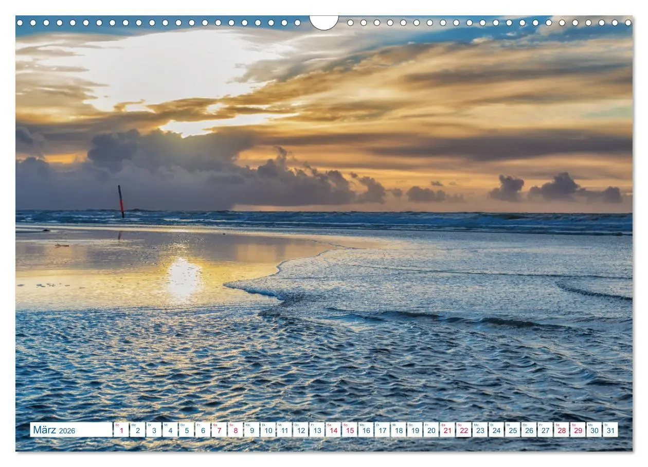 Bild: 9783457843079 | St. Peter-Ording Stranderlebnisse (Wandkalender 2026 DIN A3 quer),...